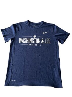 Nike Washington & Lee University Navy Dri-FIT T-Shirt Med Navy